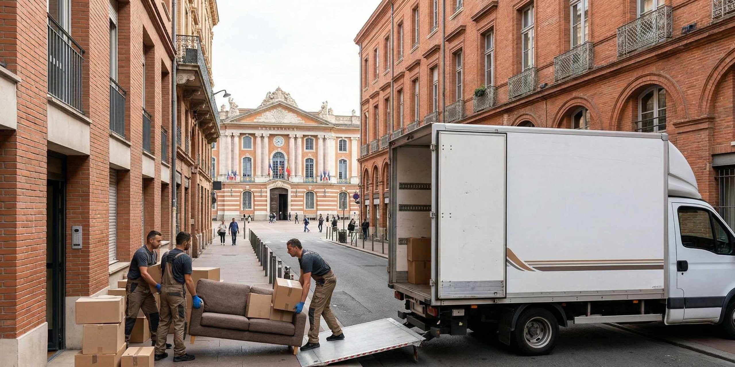 Déchargement de meubles lors d’un déménagement en Haute-Garonne