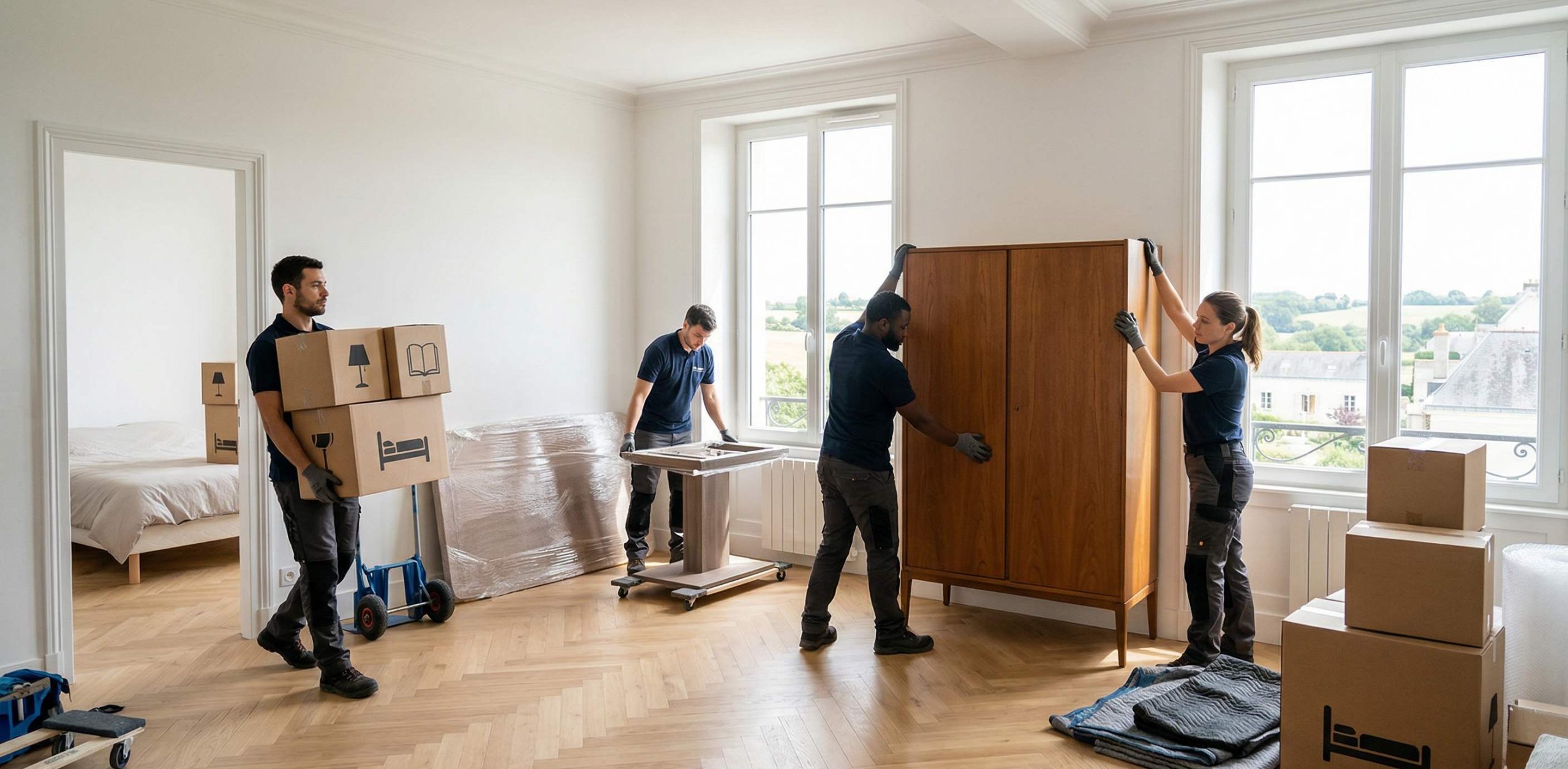 Installation de meubles dans un logement en Loire-Atlantique