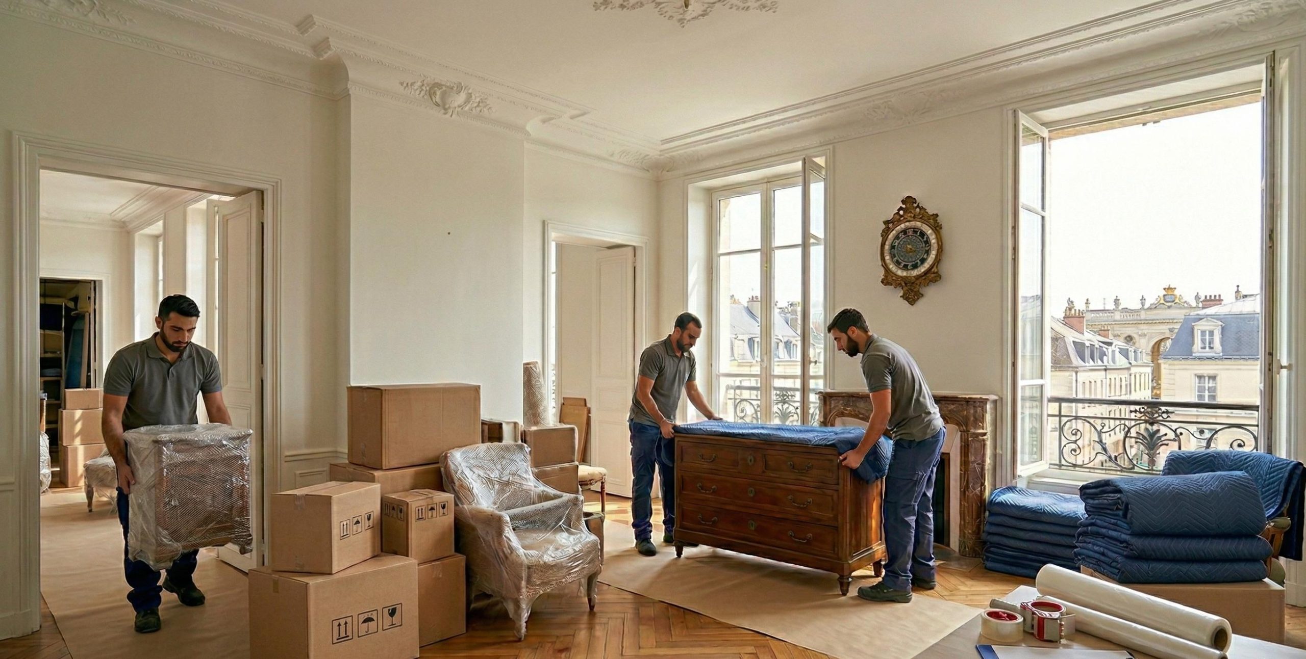Installation de meubles dans un logement à Nancy