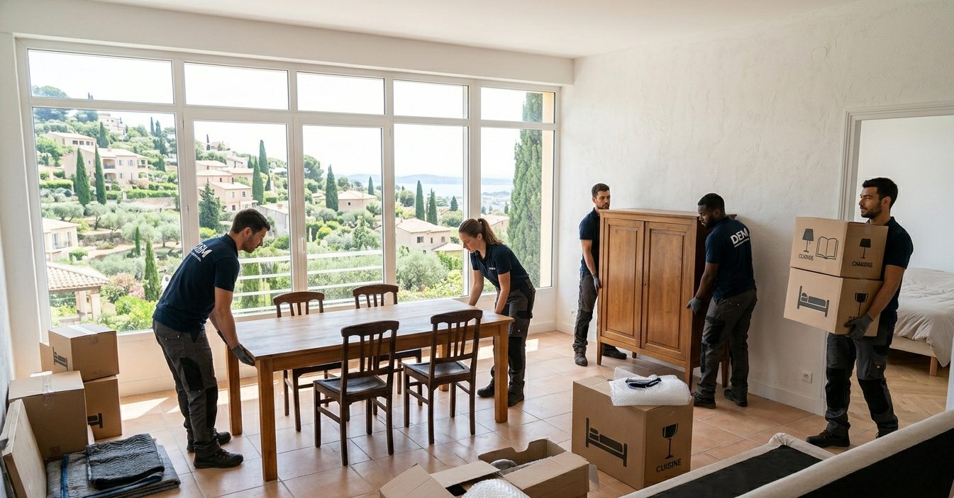 Installation de meubles dans un logement en région PACA